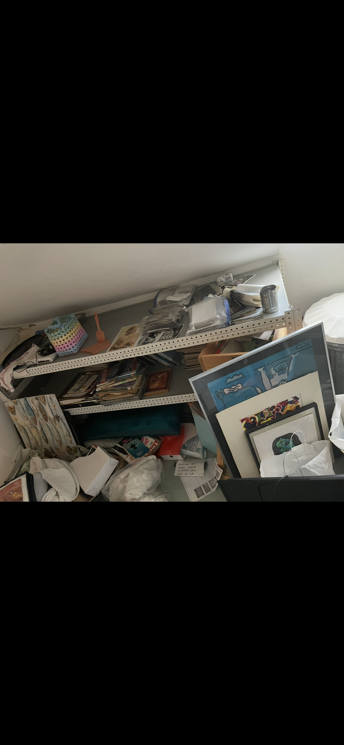House clearance before photo - property awaiting clearance, West Sussex